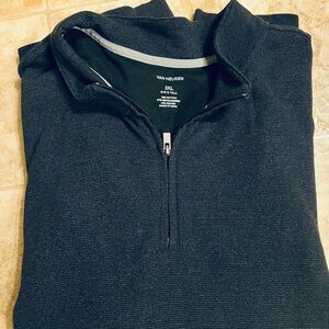 Van Heusen Men's Charcoal Zip-Up Sweater